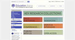 Desktop Screenshot of educationarena.com